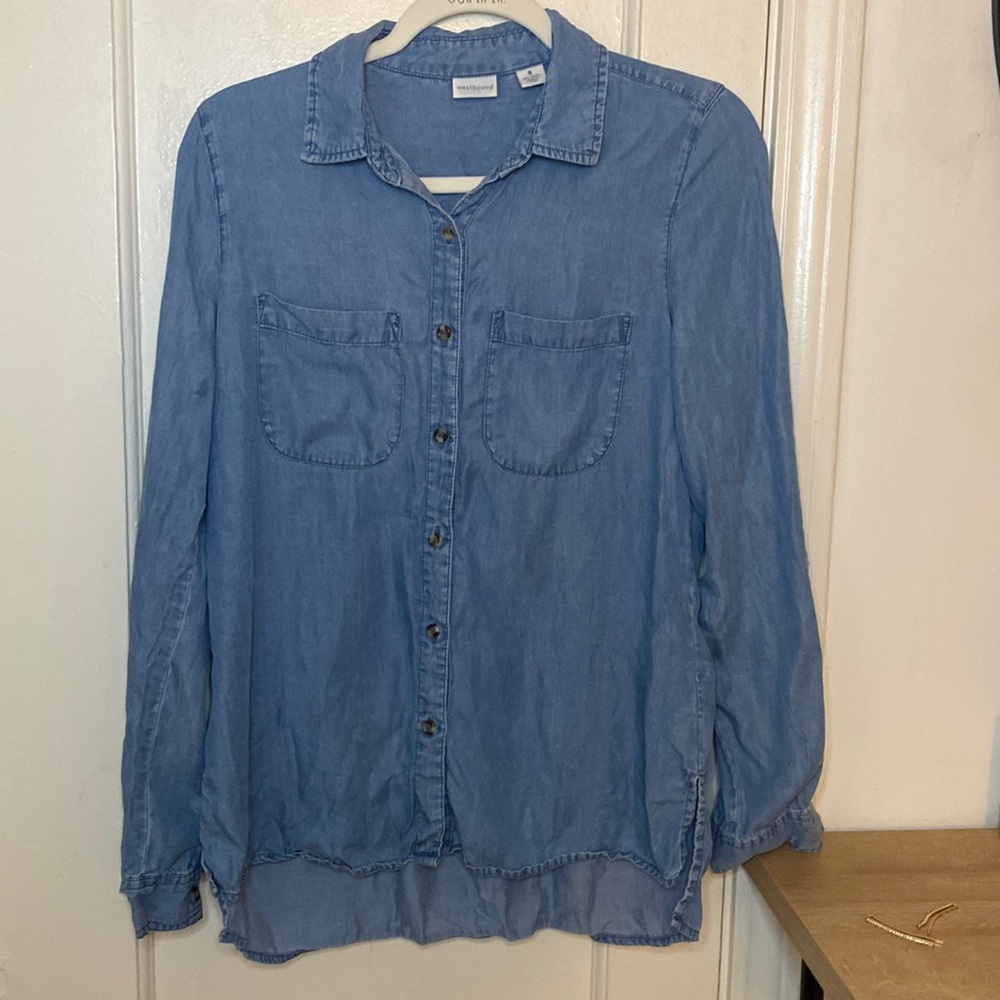 Small Blue Button Down